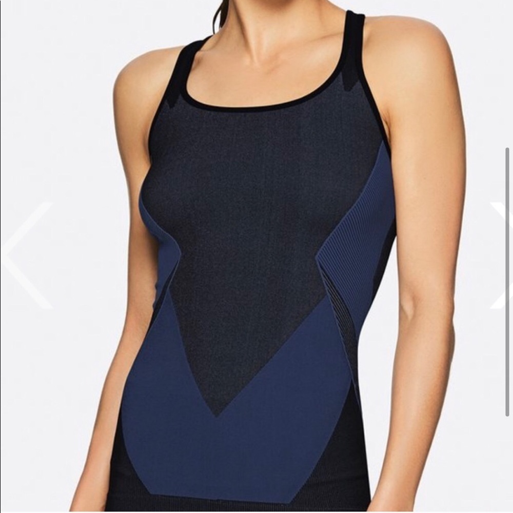 Alala Score Seamless Tank in Navy Blue - Sleeveless Workout Top $75